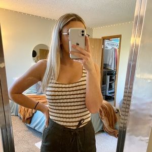 • striped bodysuit •